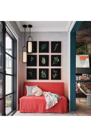 Elongated Alabaster Pendant Lamp | Andrew Martin Melange | Oroa.com