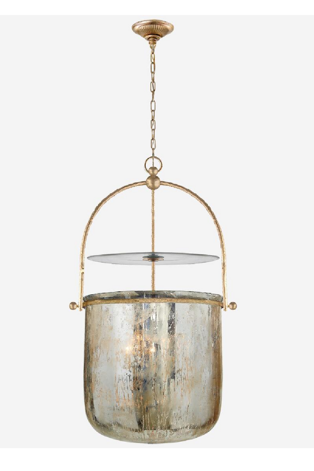 Antiqued Mercury Glass Pendant Lamp | Andrew Martin Lorford | Oroa.com