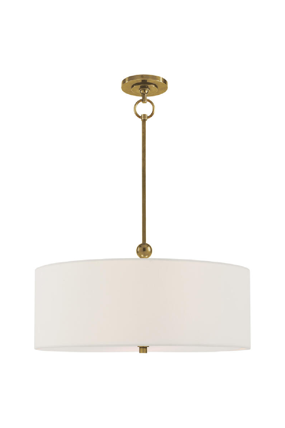 White Linen Shade Ceiling Lamp | Andrew Martin Reed | Oroa.com