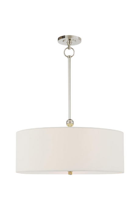 White Linen Shade Ceiling Lamp | Andrew Martin Reed | Oroa.com