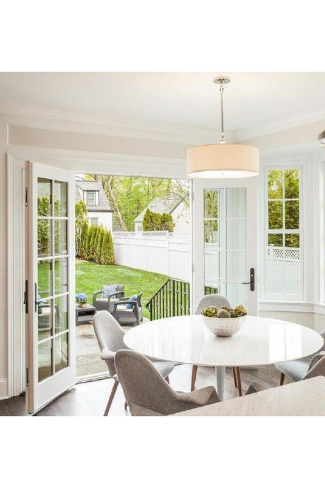 White Linen Shade Ceiling Lamp | Andrew Martin Reed | Oroa.com