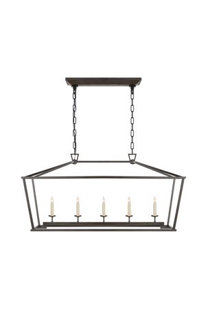 Steel-Framed Linear Pendant Lamp | Andrew Martin Darlana | Oroa.com