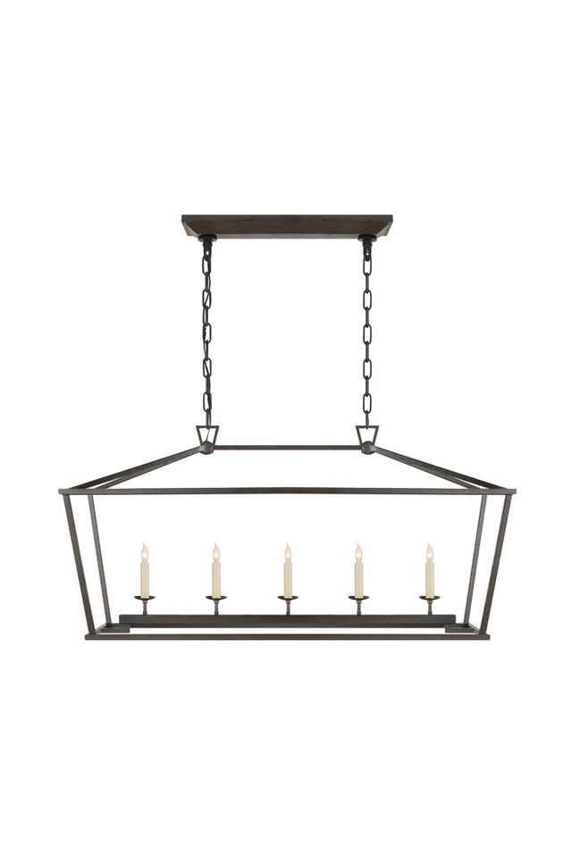Steel-Framed Linear Pendant Lamp | Andrew Martin Darlana | Oroa.com