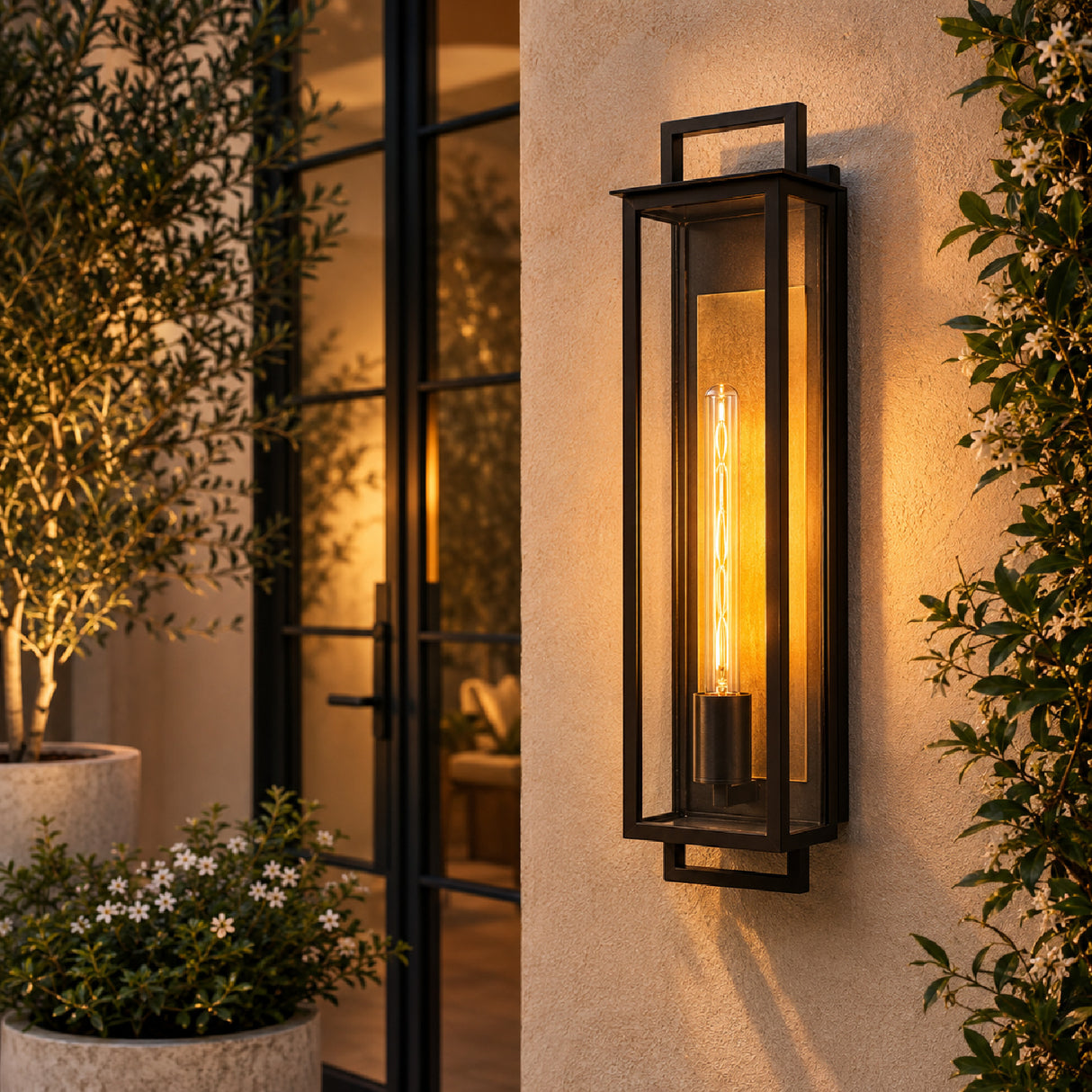   Aged Iron Outdoor Wall Lamp | Oroa.com