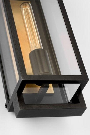 Aged Iron Outdoor Wall Lamp | Andrew Martin Halle