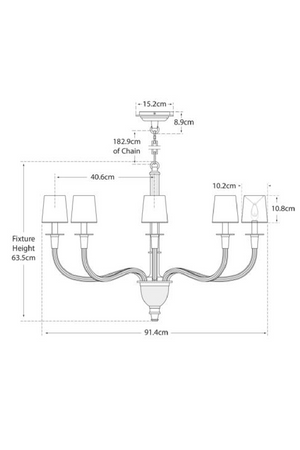 Curved Crystals Chandelier | Andrew Martin Vivian | Oroa.com