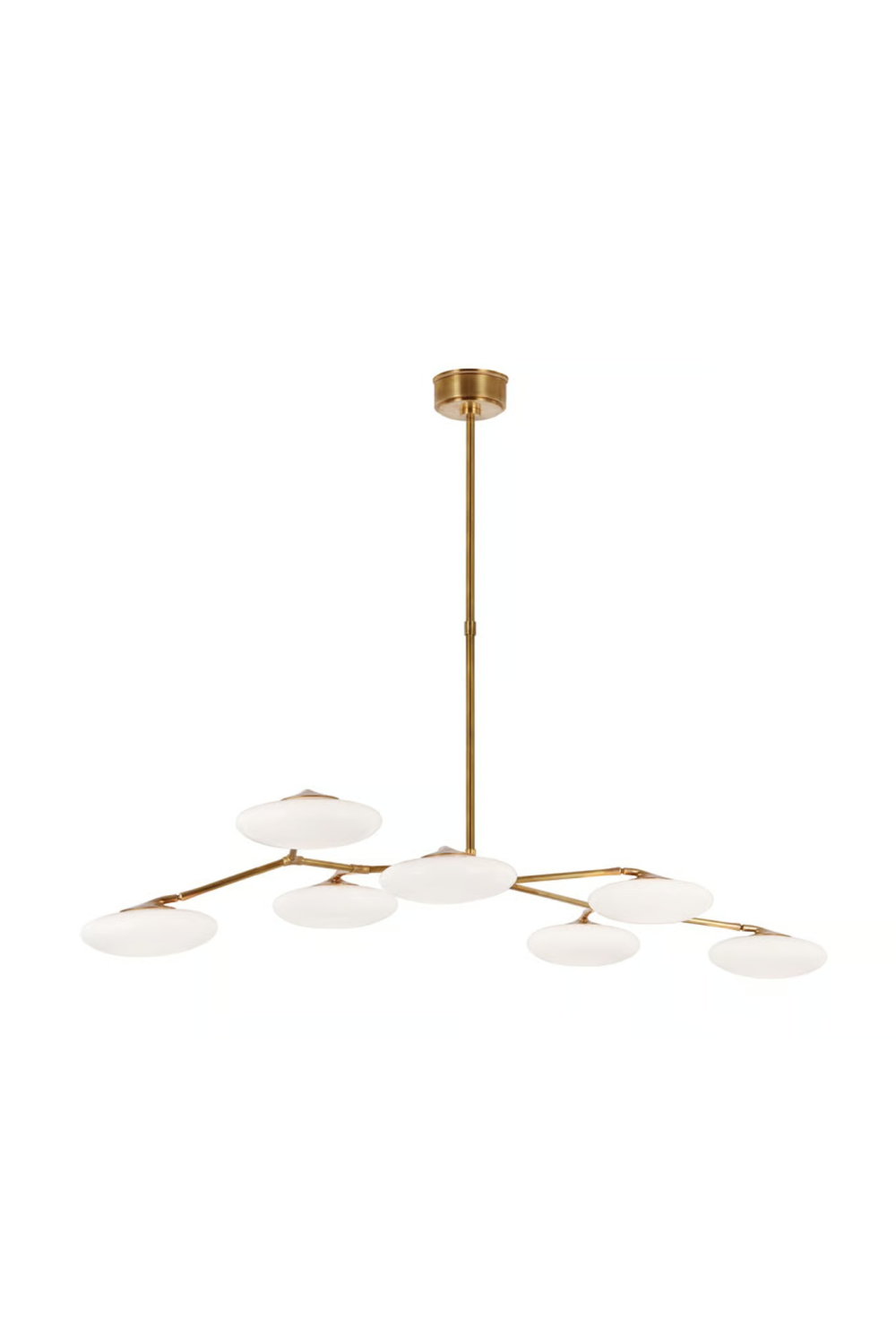 Rotating Glass Petals Chandelier | Andrew Martin Brindille | Oroa.com