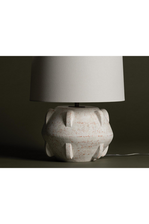 Whitewashed Terracotta Table Lamp | Andrew Martin Vanda | Oroa.com