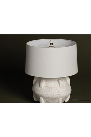 Whitewashed Terracotta Table Lamp | Andrew Martin Vanda | Oroa.com