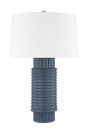 Fluted Ceramic Table Lamp | Andrew Martin Broderick | Oroa.com