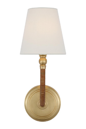 Rattan Wrapped Classic Wall Light | Andrew Martin Basden | Oroa.com