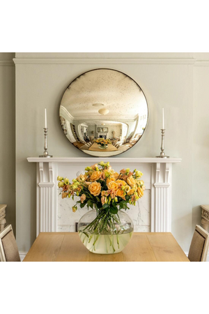 Silver Decorative Convex Mirror | Andrew Martin Richmond | Oroa.com