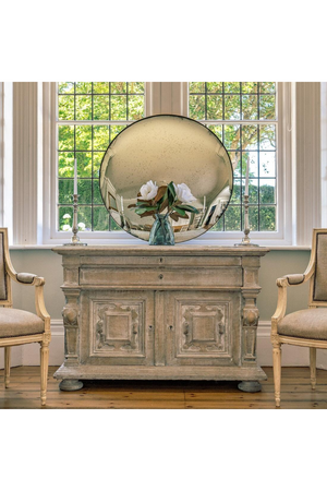 Silver Decorative Convex Mirror | Andrew Martin Richmond | Oroa.com