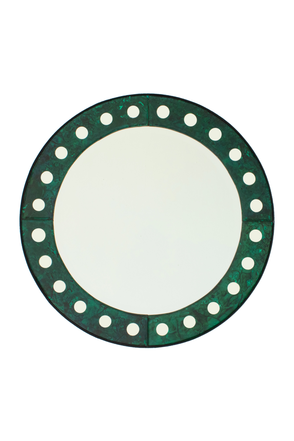 Aged Silver Studded Mirror | Andrew Martin Hoxton | Oroa.com