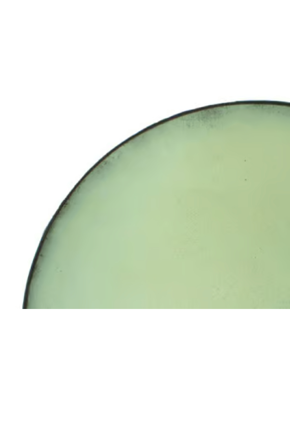 Aged Green Round Convex Mirror | Andrew Martin Fulham | Oroa.com