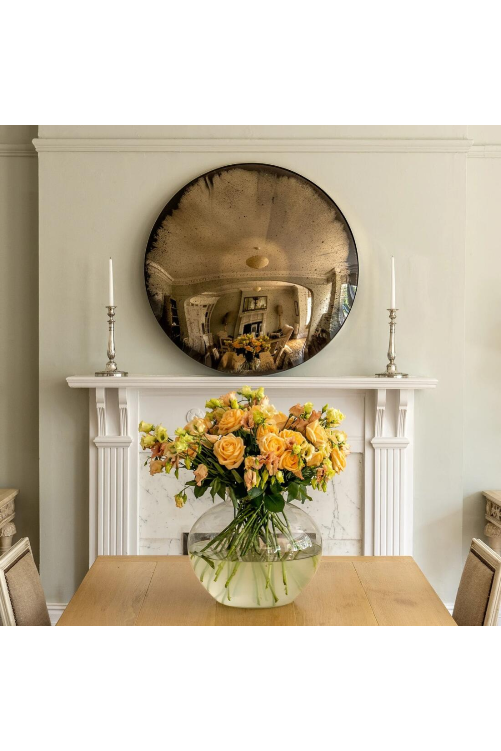 Bronze Decorative Convex Mirror | Andrew Martin Richmond | Oroa.com