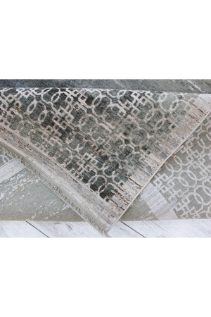 Gray Chain-Link Persian Rug | Andrew Martin Zahra | Oroa.com