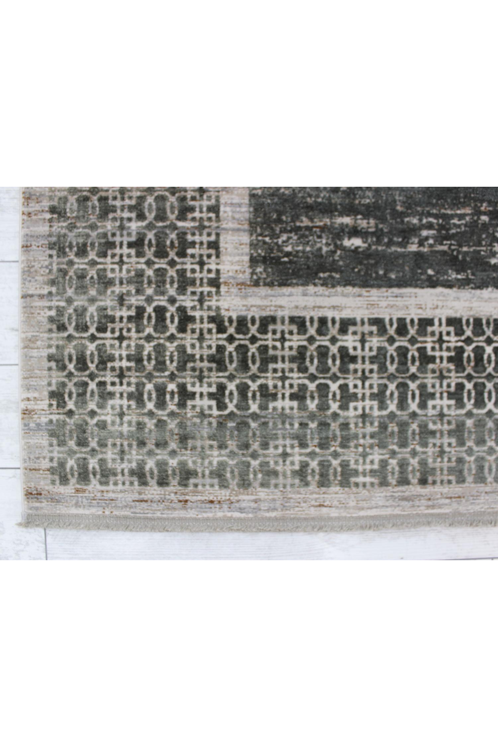 Gray Chain-Link Persian Rug | Andrew Martin Zahra | Oroa.com