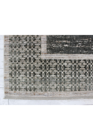 Gray Chain-Link Persian Rug | Andrew Martin Zahra | Oroa.com