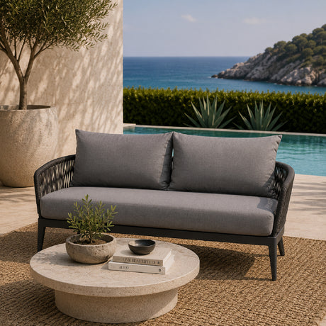   Curved Modern Outdoor Sofa | Oroa.com
