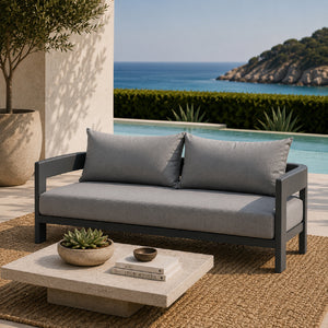   Sculptural Modern Outdoor Sofa | Oroa.com