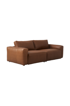 Brown Leather Sectional Sofa | Andrew Martin Arthur | Oroa.com