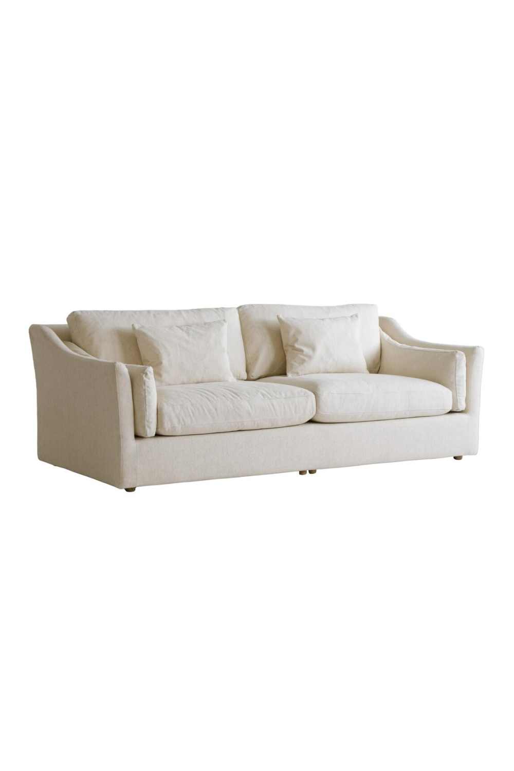 Linen 4-Seater Sofa | Andrew Martin Lagoon | Oroa.com