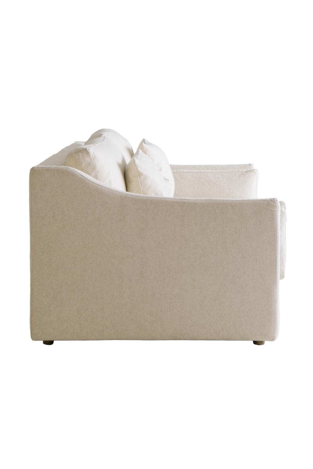 Linen 4-Seater Sofa | Andrew Martin Lagoon | Oroa.com
