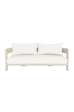 Outdoor White Aluminium Sofa | Andrew Martin Caicos | Oroa.com