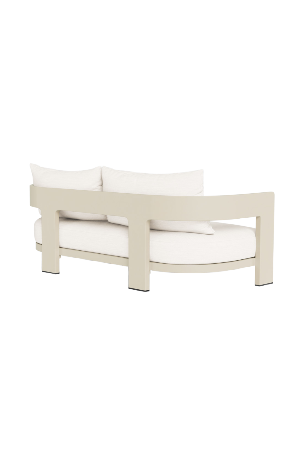 Outdoor White Aluminium Sofa | Andrew Martin Caicos | Oroa.com