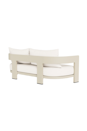 Outdoor White Aluminium Sofa | Andrew Martin Caicos | Oroa.com