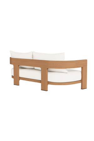 Outdoor Natural Teak Sofa | Andrew Martin Caicos | Oroa.com