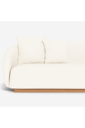 Ivory Outdoor 3-Seater Sofa | Andrew Martin Como | Oroa.com