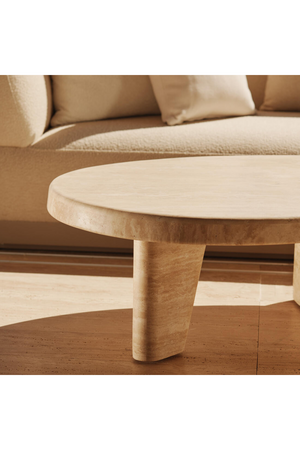 Cream Bouclé Outdoor Sectional Sofa | Andrew Martin Amalfi | Oroa.com