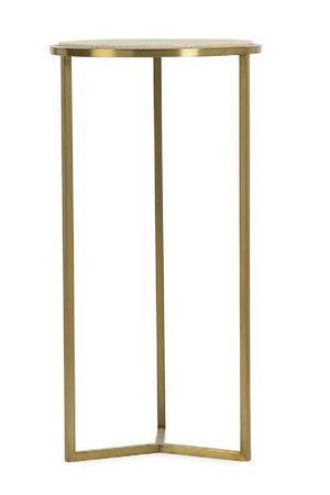 Cream Shagreen Accent Table | Andrew Martin Holly | Oroa.com