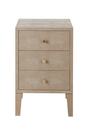 Shagreen Three Drawers Side Table | Andrew Martin Georgia | Oroa.com