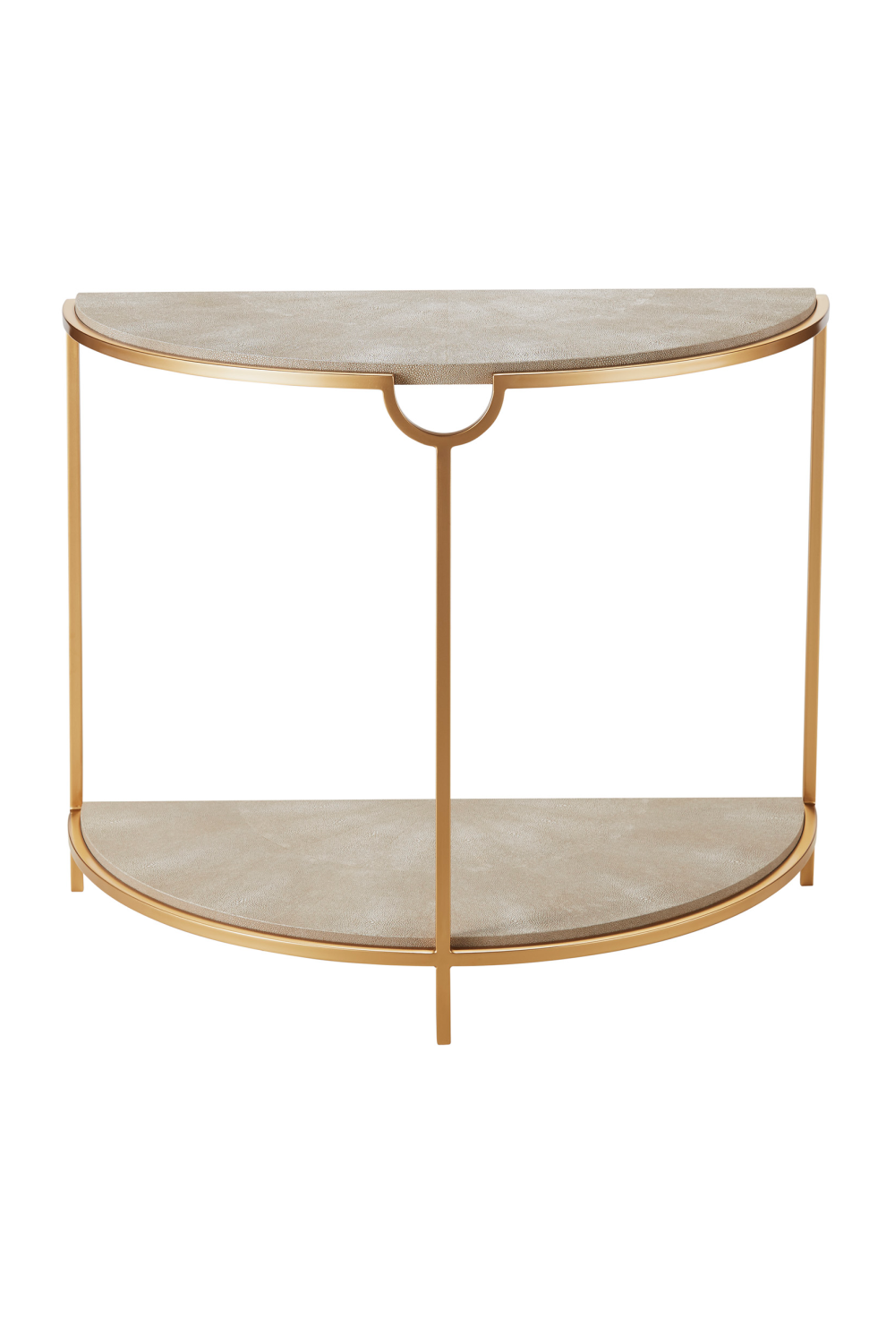 Half Moon Shagreen Console Table | Andrew Martin Elise | Oroa.com
