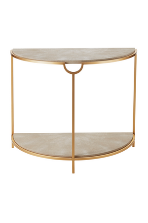 Half Moon Shagreen Console Table | Andrew Martin Elise | Oroa.com