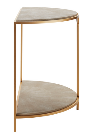 Half Moon Shagreen Console Table | Andrew Martin Elise | Oroa.com