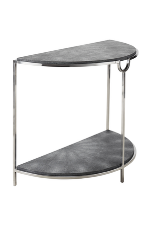 Half Moon Shagreen Console Table | Andrew Martin Elise | Oroa.com