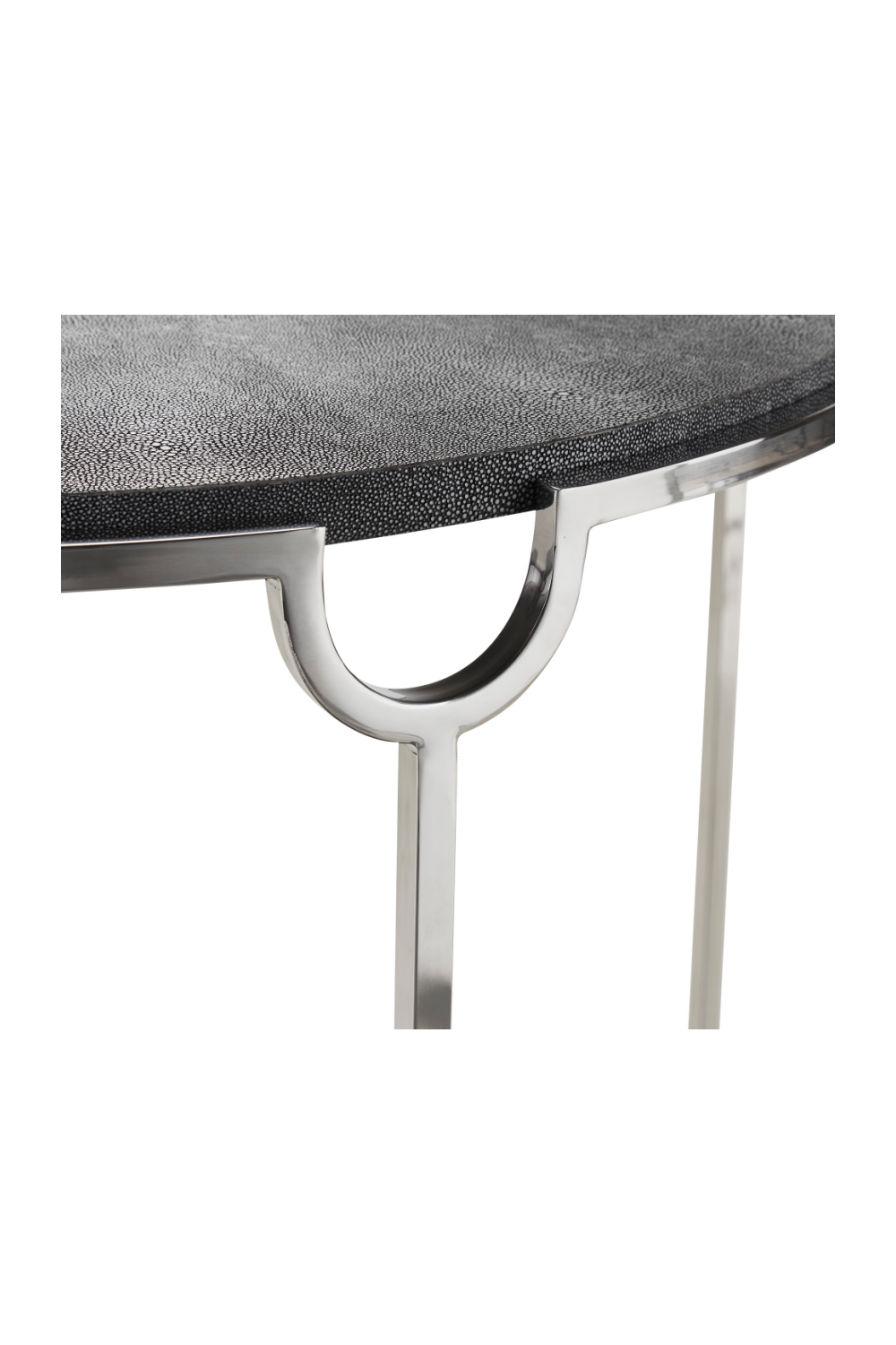 Half Moon Shagreen Console Table | Andrew Martin Elise | Oroa.com