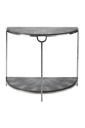Half Moon Shagreen Console Table | Andrew Martin Elise | Oroa.com