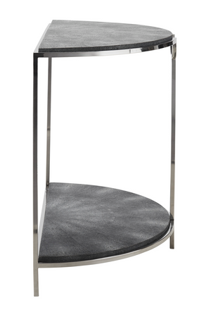 Half Moon Shagreen Console Table | Andrew Martin Elise | Oroa.com