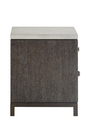 Dark Oak 2-Drawer Bedside Table | Andrew Marti.comn Emerson | Oroa.com