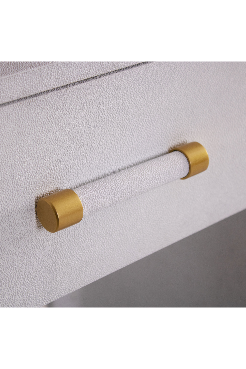 Shagreen Minimalist Bedside Table | Andrew Martin Moby | Oroa.com