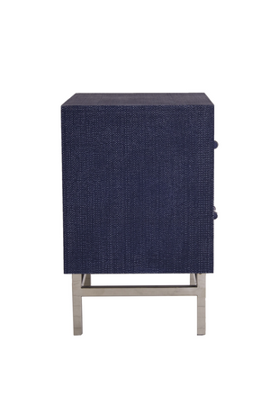 Textured Rattan Bedside Table | Andrew Martin Hesta | Oroa.com