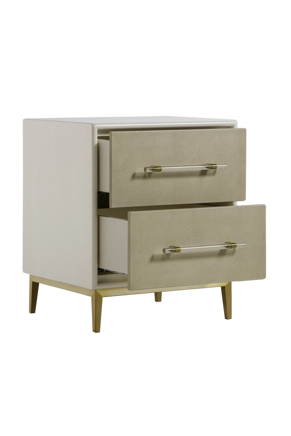 Shagreen 2-Drawer Bedside Table | Andrew Martin Alice | Oroatrade.com