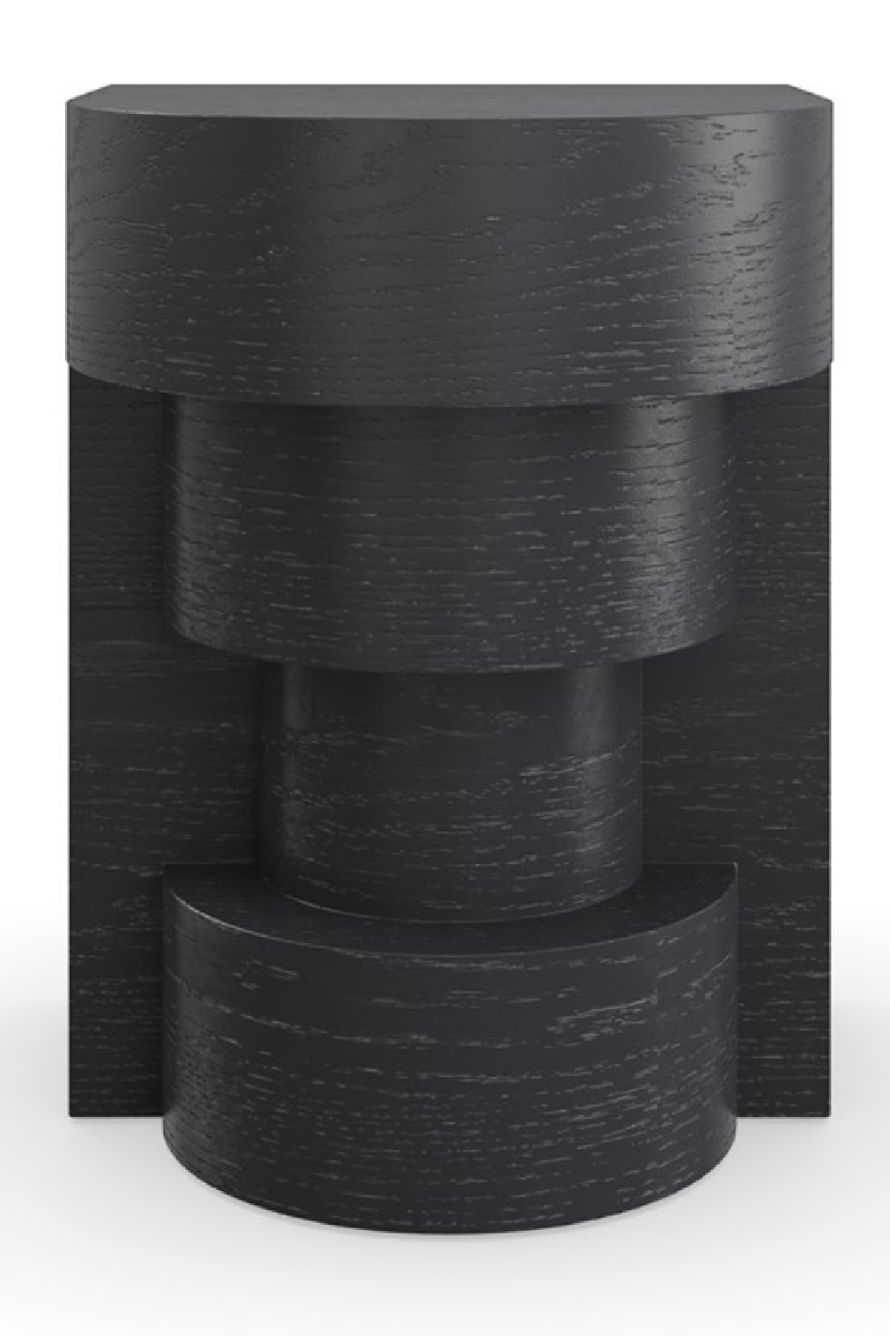 Black Sculptural Side Table | Andrew Martin Sam | Oroa.com