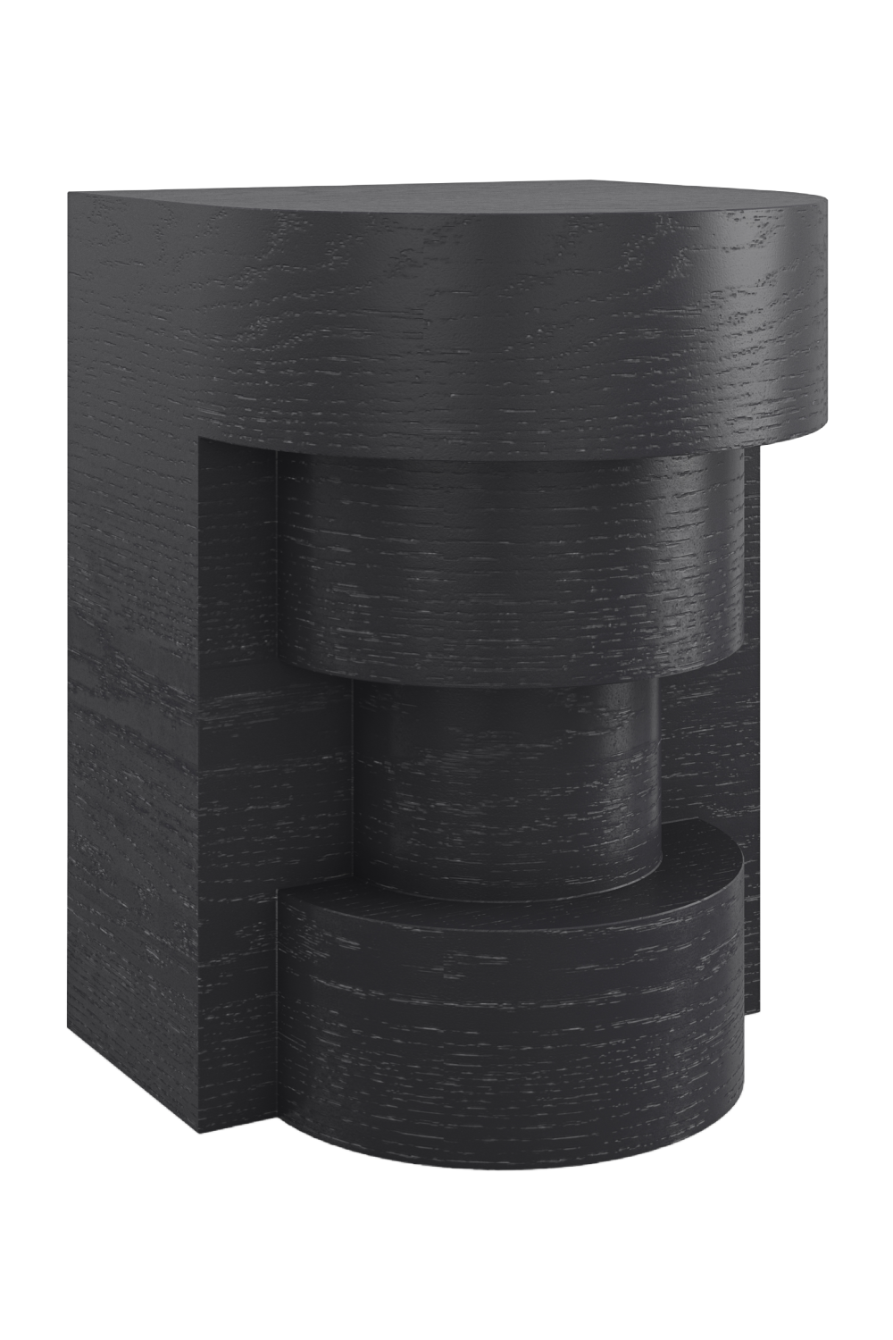 Black Sculptural Side Table | Andrew Martin Sam | Oroa.com