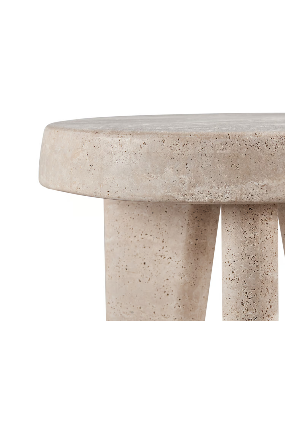 Travertine Outdoor Side Table | Andrew Martin Lucca | Oroa.com